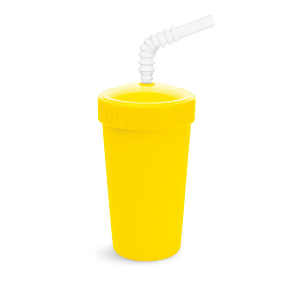 Yellow Re-Play Cup, Lid & Straw - Lagoon Baby + Toy Shoppe