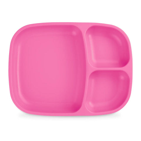 Bright Pink Re-Play Large Divided Tray - Lagoon Baby + Toy Shoppe