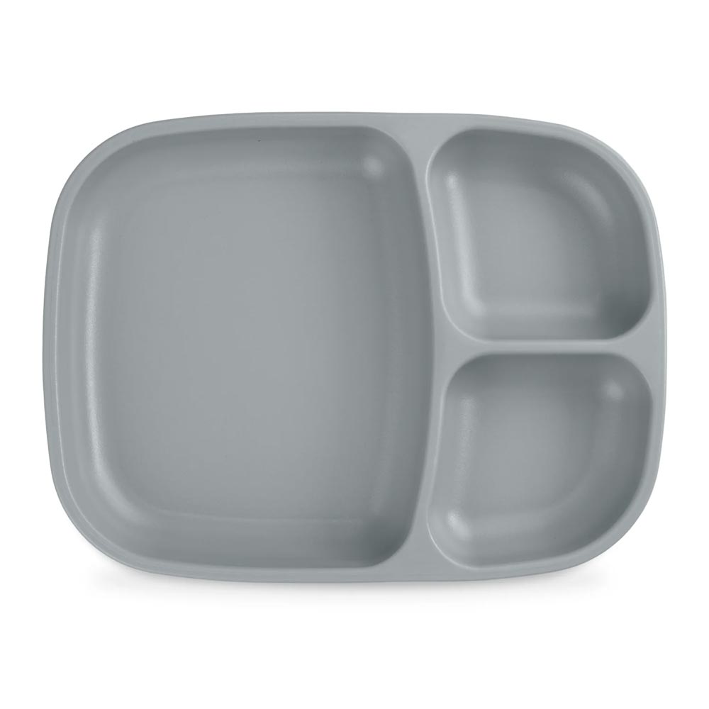 Grey Re-Play Large Divided Tray - Lagoon Baby + Toy Shoppe