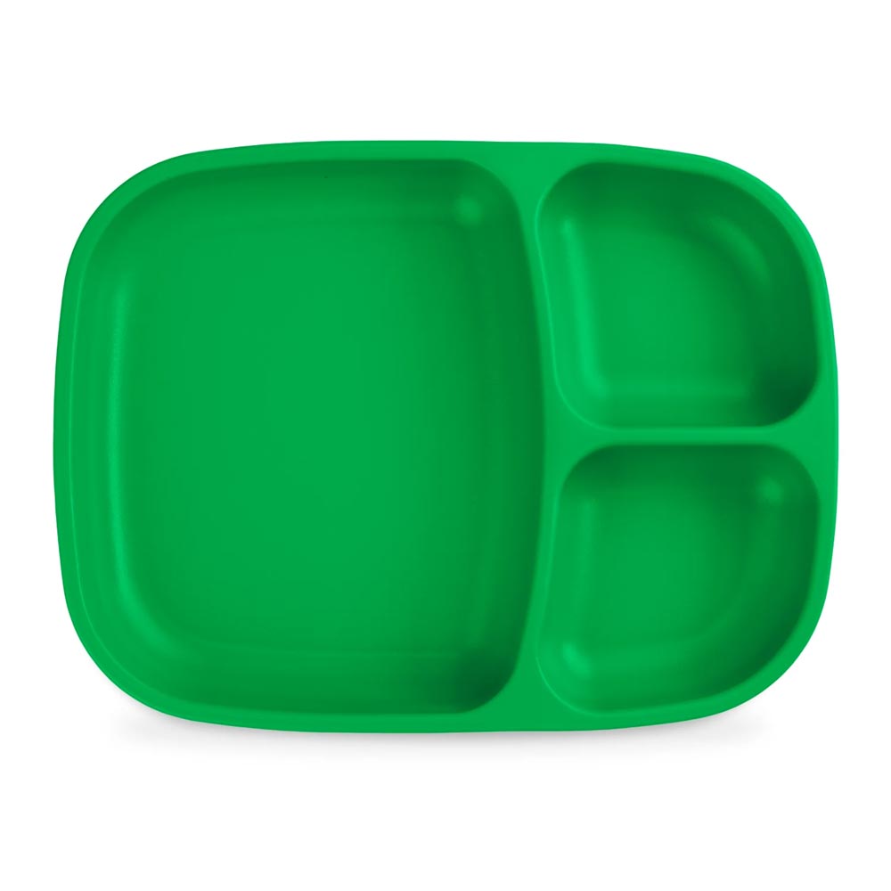 Kelly Green Re-Play Large Divided Tray - Lagoon Baby + Toy Shoppe