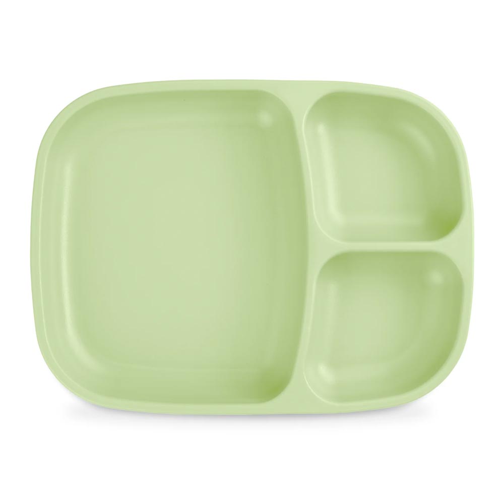 Leaf Green Re-Play Large Divided Tray - Lagoon Baby + Toy Shoppe