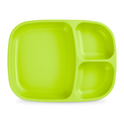 Lime Green Re-Play Large Divided Tray - Lagoon Baby + Toy Shoppe