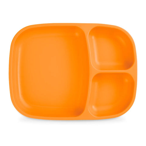 Orange Re-Play Large Divided Tray - Lagoon Baby + Toy Shoppe