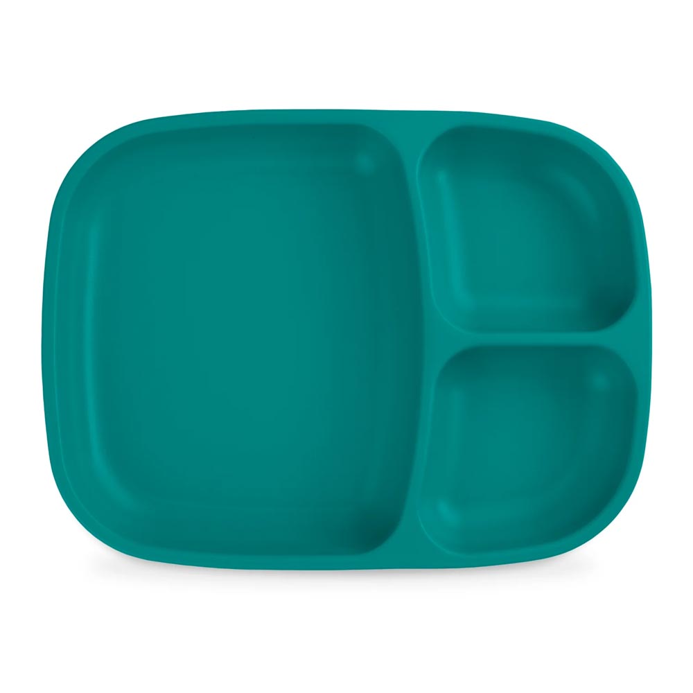 Teal Re-Play Large Divided Tray - Lagoon Baby + Toy Shoppe