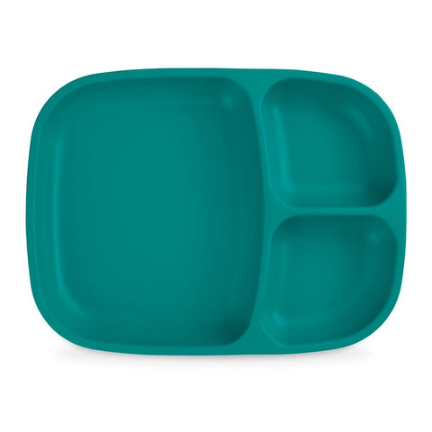 Teal Re-Play Large Divided Tray - Lagoon Baby + Toy Shoppe