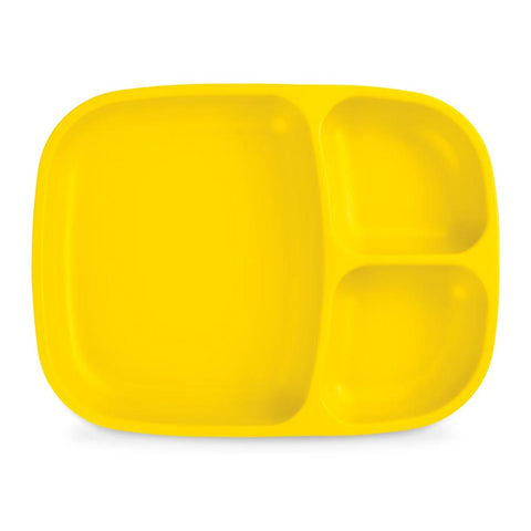 Yellow Re-Play Large Divided Tray - Lagoon Baby + Toy Shoppe