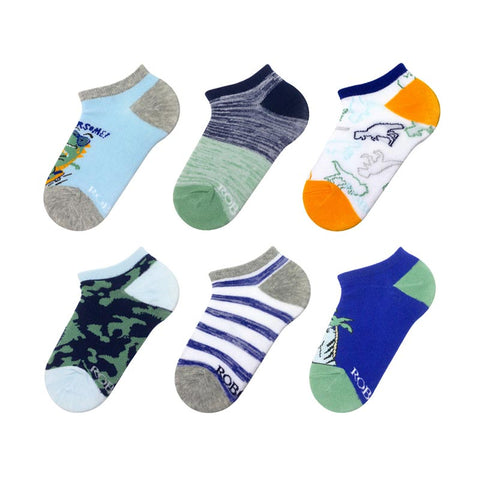 Robeez Socks - Roaring Dinos (6-Pack)