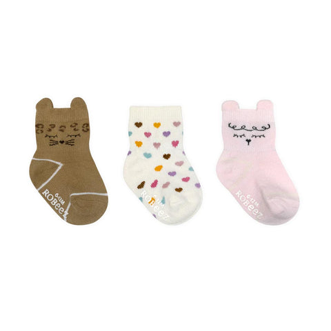 Robeez Baby Socks 3-Pack - Amber & Eden