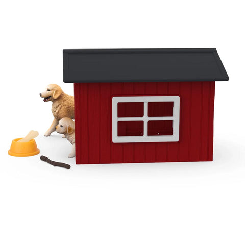 *Schleich Farm World Dog Kennel with Golden Retriever