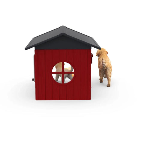 *Schleich Farm World Dog Kennel with Golden Retriever