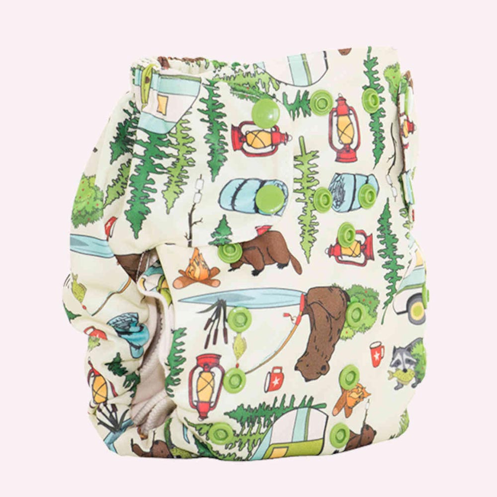 Campfire Tails Smart Bottoms Smart One 3.1 All-in-One Cloth Diaper - Lagoon Baby + Toy Shoppe