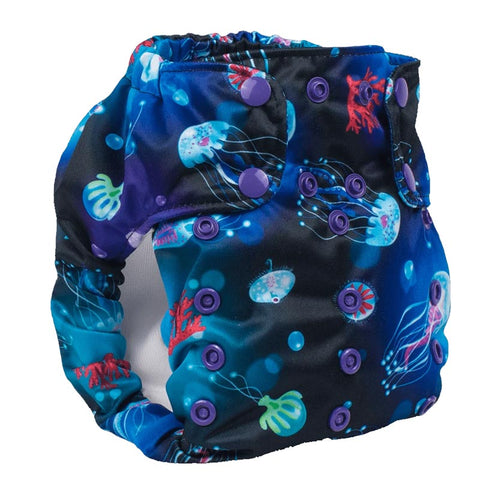 Ocean Blooms Smart Bottoms Dream Diaper 2.0 - Lagoon Baby + Toy Shoppe