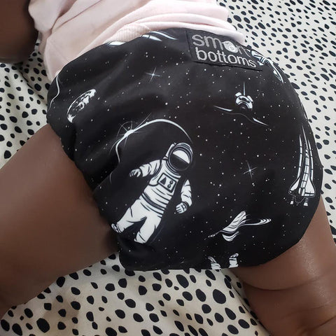 Space Race Smart Bottoms Smart One 3.1 All-in-One Cloth Diaper - Lagoon Baby + Toy Shoppe