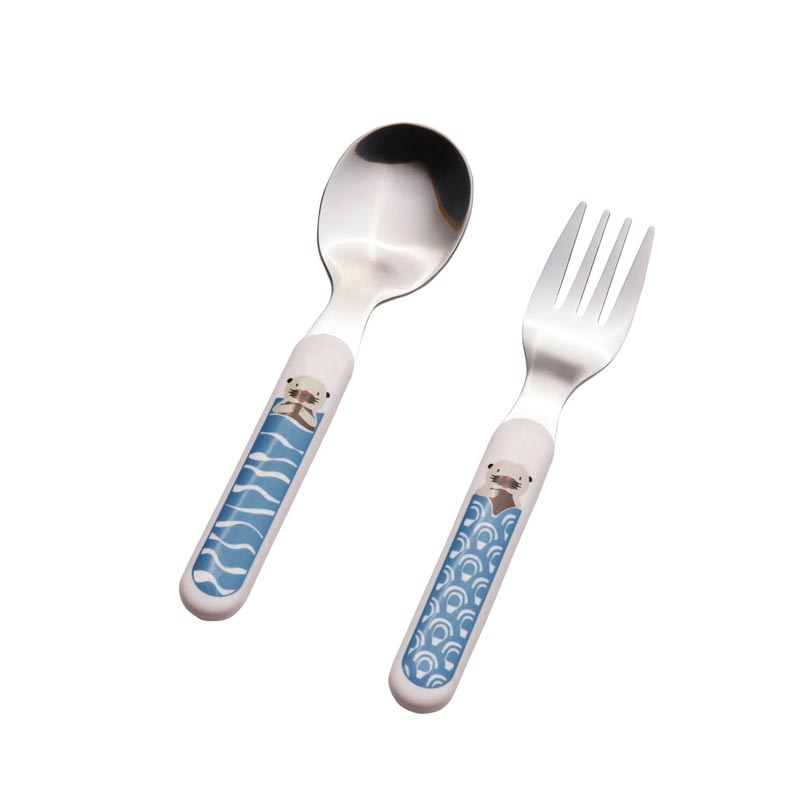 Baby Otter Sugarbooger Silverware Set - Lagoon Baby + Toy Shoppe