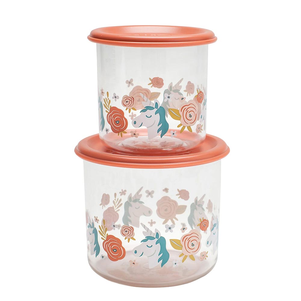 Large Unicorn Sugarbooger Snack Container Set - Lagoon Baby + Toy Shoppe