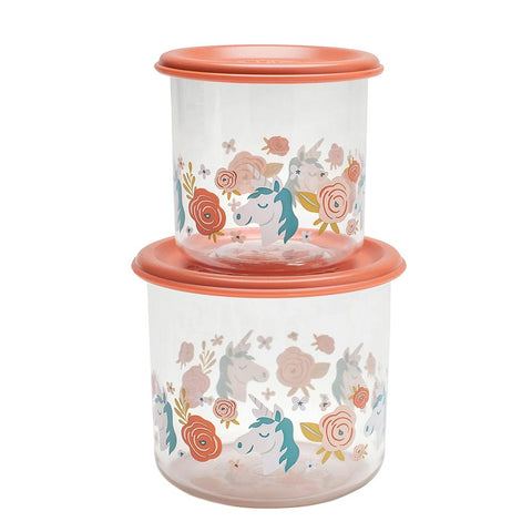 Large Unicorn Sugarbooger Snack Container Set - Lagoon Baby + Toy Shoppe