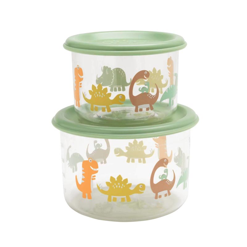 Small Baby Dinosaur Sugarbooger Snack Container Set - Lagoon Baby + Toy Shoppe