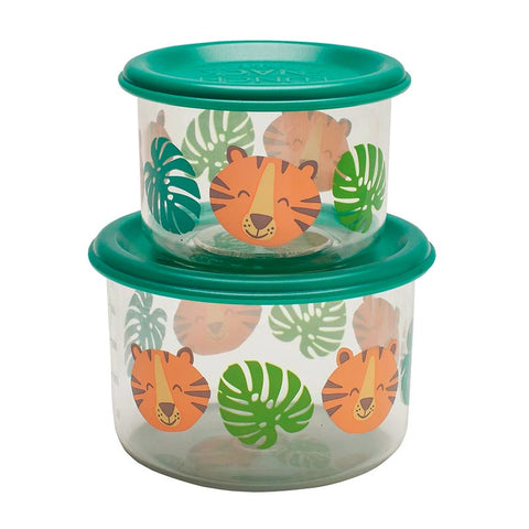 Small Tiger Sugarbooger Snack Container Set - Lagoon Baby + Toy Shoppe