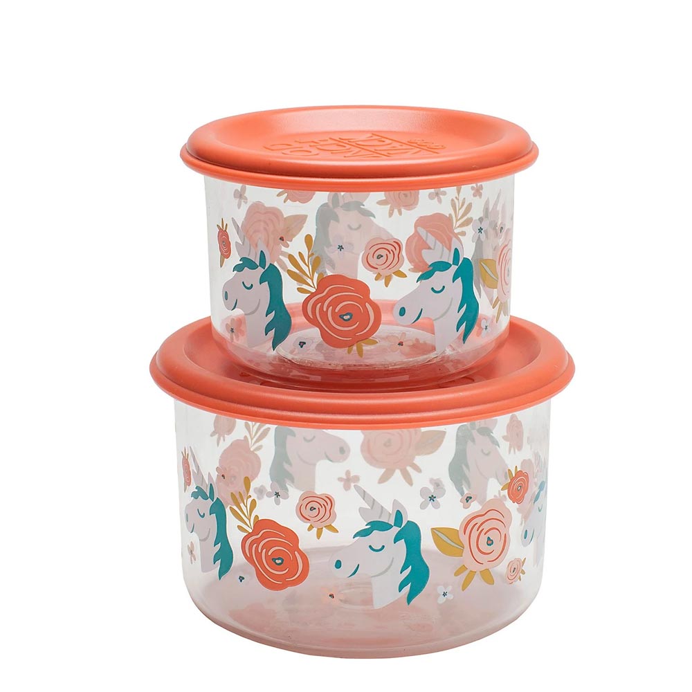 Small Unicorn Sugarbooger Snack Container Set - Lagoon Baby + Toy Shoppe