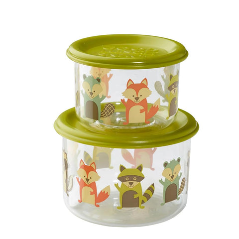 Small What Did the Fox Eat Sugarbooger Snack Container Set - Lagoon Baby + Toy Shoppe