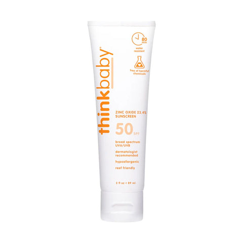 *Thinkbaby Safe Mineral Sunscreen SPF 50+