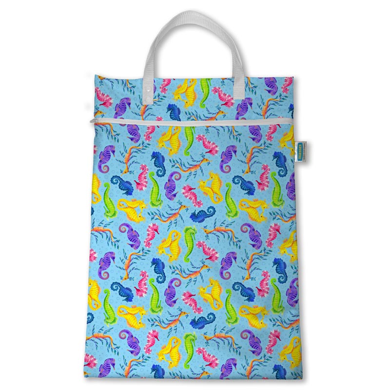 Hold Your Seahorses *Limited Edition* Thirsties Hanging Wet Bag - Lagoon Baby + Toy Shoppe