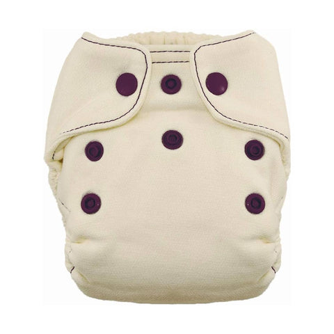 Plum Thirsties Natural Newborn Fitted Cloth Diaper - Lagoon Baby + Toy Shoppe