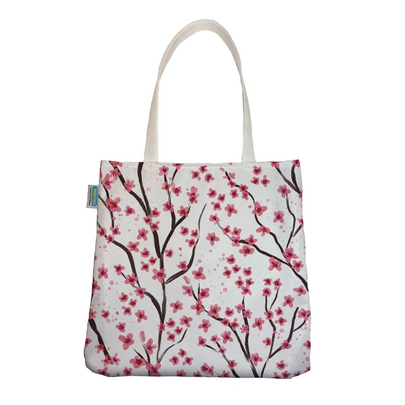 Sakura Thirsties Simple Tote - Lagoon Baby + Toy Shoppe