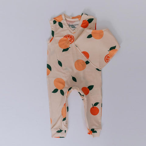 ZippyJamz Romper with Bib - Peelin' Happy