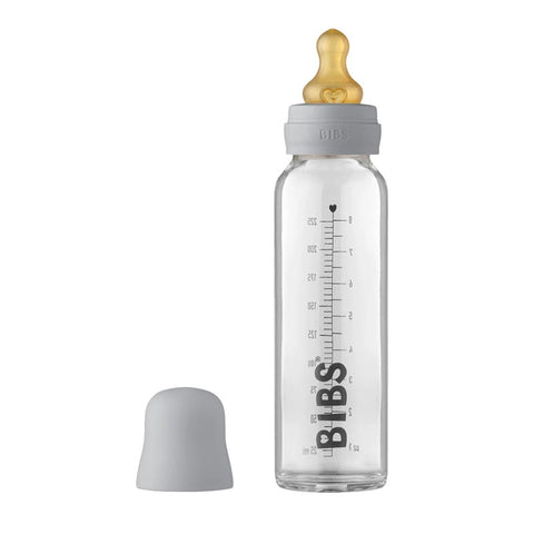 *Bibs Baby Glass Bottle Complete Set - 225mL *Slow Flow*