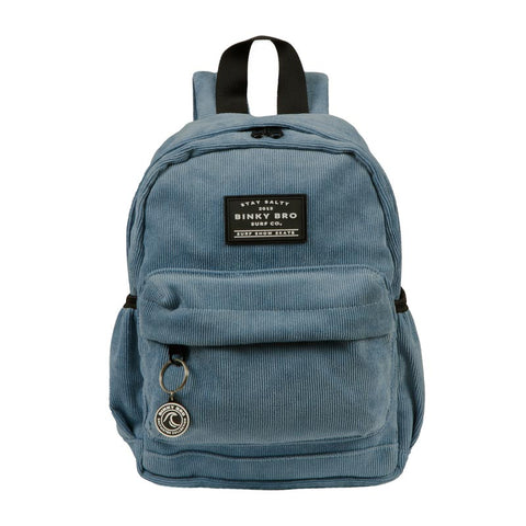 *BinkyBro Toddler Backpack - Blue Cord