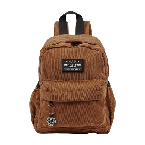 *BinkyBro Toddler Backpack - Brown Cord