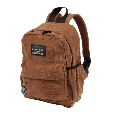 *BinkyBro Toddler Backpack - Brown Cord