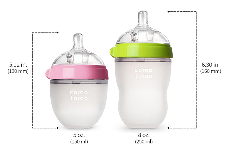 *Comotomo Natural Feel Baby Bottle - 2 Pack