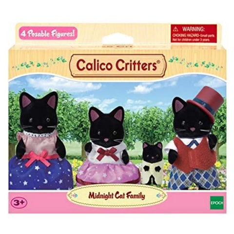 *Calico Critter Midnight Cat Family