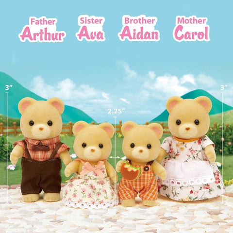 *Calico Critters Cuddle Bear Family