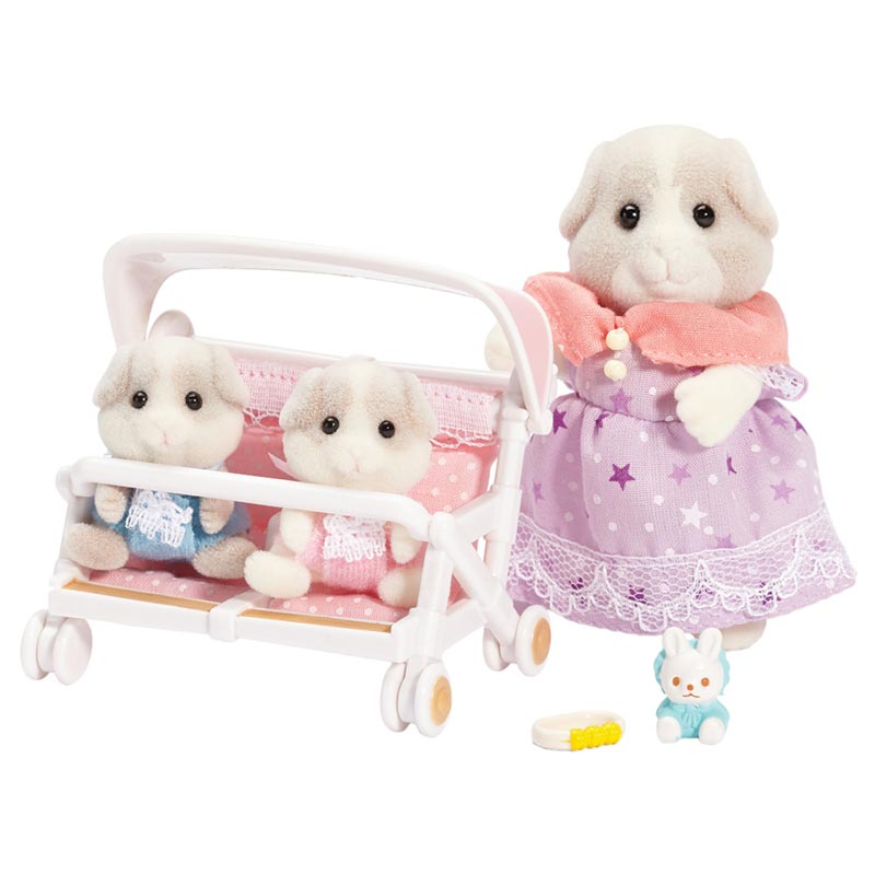 *Calico Critters Patty & Padens Double Stroller