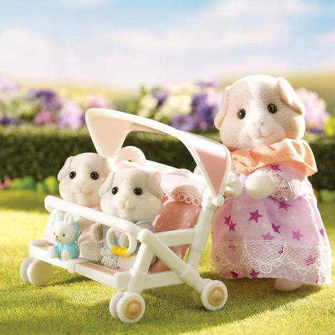 *Calico Critters Patty & Padens Double Stroller