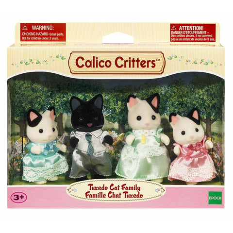 *Calico Critters Tuxedo Cat Family