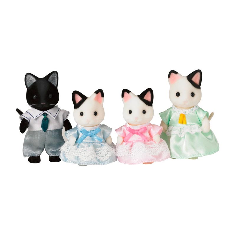 *Calico Critters Tuxedo Cat Family