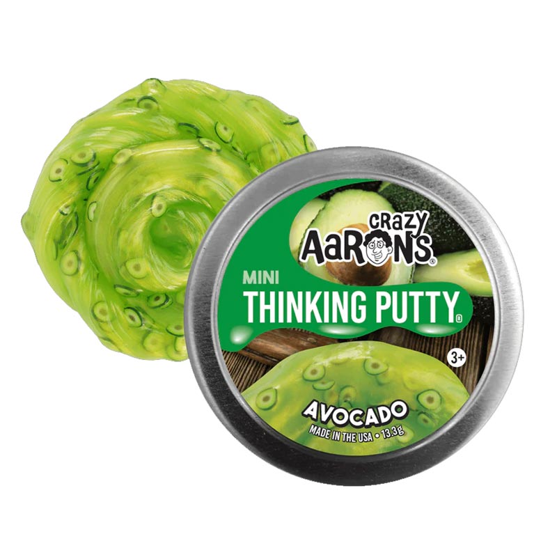 *Crazy Aaron's Thinking Putty Mini Tin - Avocado (2" Tin)