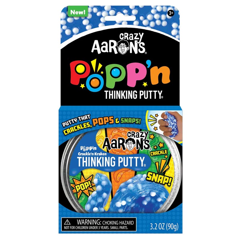 *Crazy Aaron's Thinking Putty - Crackle'n Kraken (4" Tin)