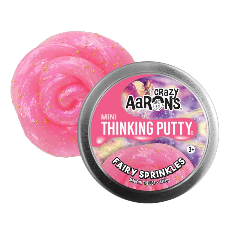 *Crazy Aaron's Thinking Putty Mini Tin - Fairy Sprinkles (2" Tin)