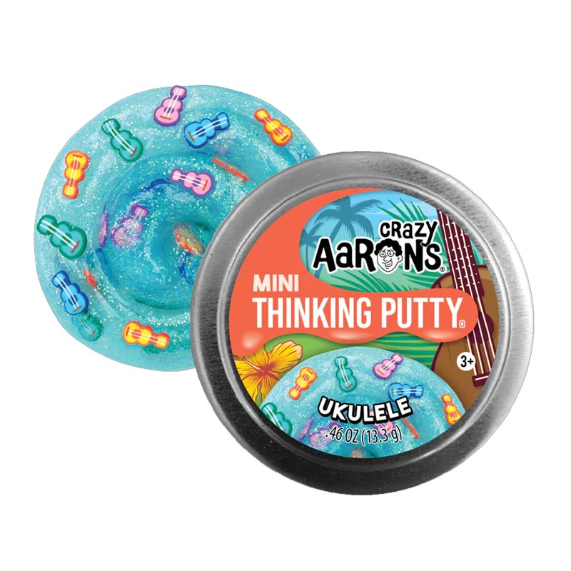 *Crazy Aaron's Thinking Putty Mini Tin - Ukulele (2" Tin)