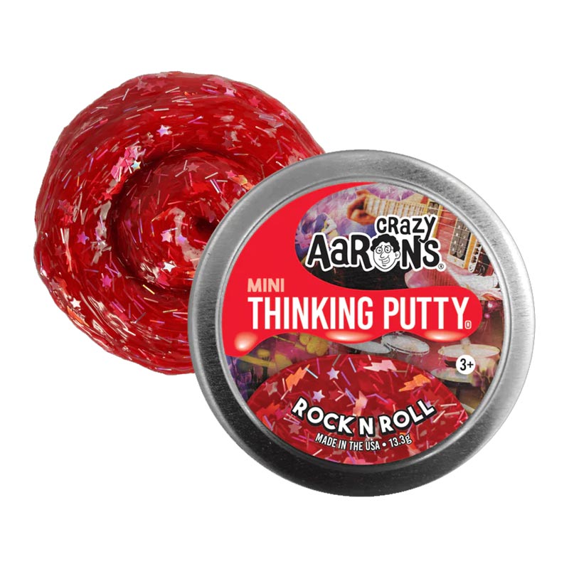 *Crazy Aaron's Thinking Putty Mini Tin - Rock n' Roll (2" Tin)