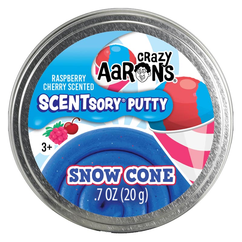 *Crazy Aaron's SCENTsory Putty - Snow Cone (2.75" Tin)