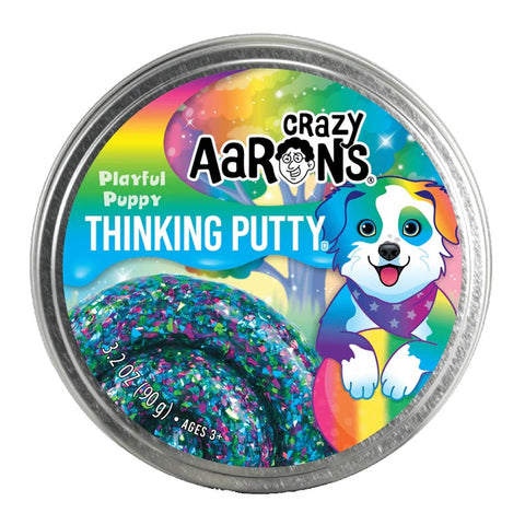 *Crazy Aaron's Thinking Putty - Playful Puppy (4" Tin)