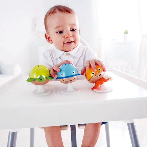 *Hape Stay-Put Rattle Set