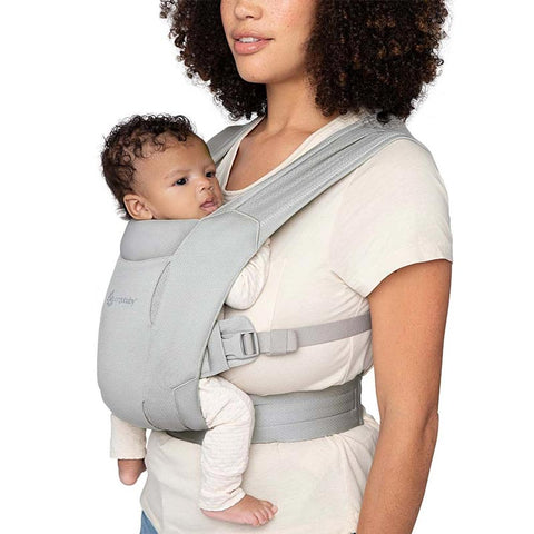 *Ergobaby Embrace Soft Mesh Newborn Carrier - Soft Grey