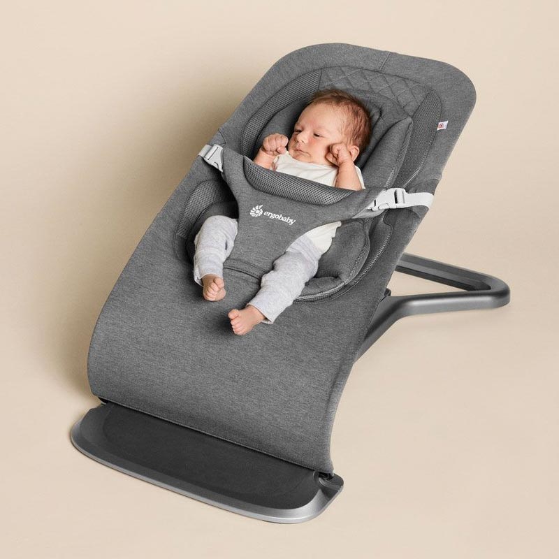 *Ergobaby Evolve Bouncer - Charcoal Grey